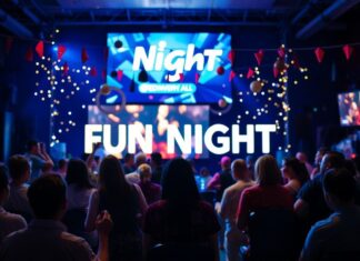 Eğlenceli Gece: Sinema, Müzik ve Oyunlar ile Dolu Bir Dönem Fun Night: A Period Full of Cinema, Music, and Games