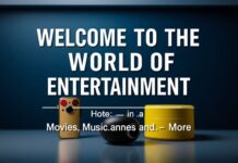 Eğlencenin Dünyasına Hoş Geldiniz: Film, Müzik, Oyun ve Daha Fazlası Welcome to the World of Entertainment: Movies, Music, Games and More