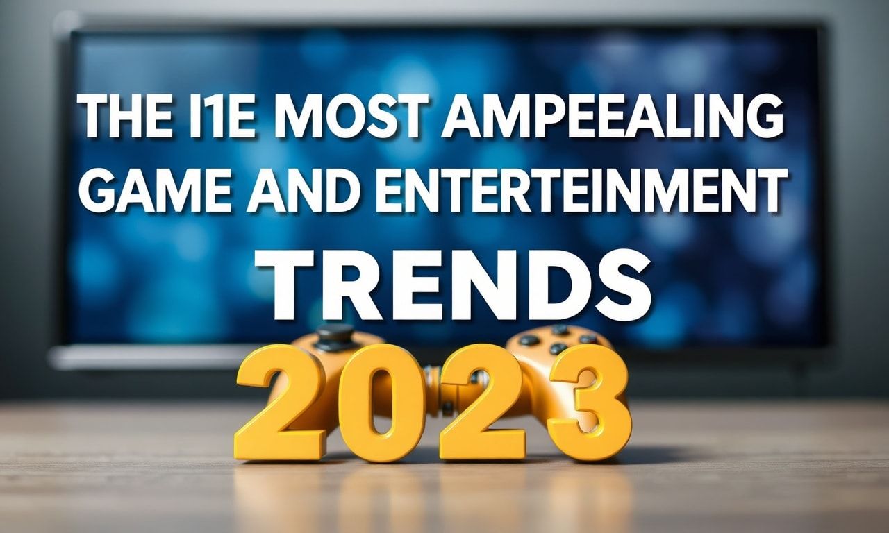 2023'ün En Çekici Oyun ve Eğlence Trendleri