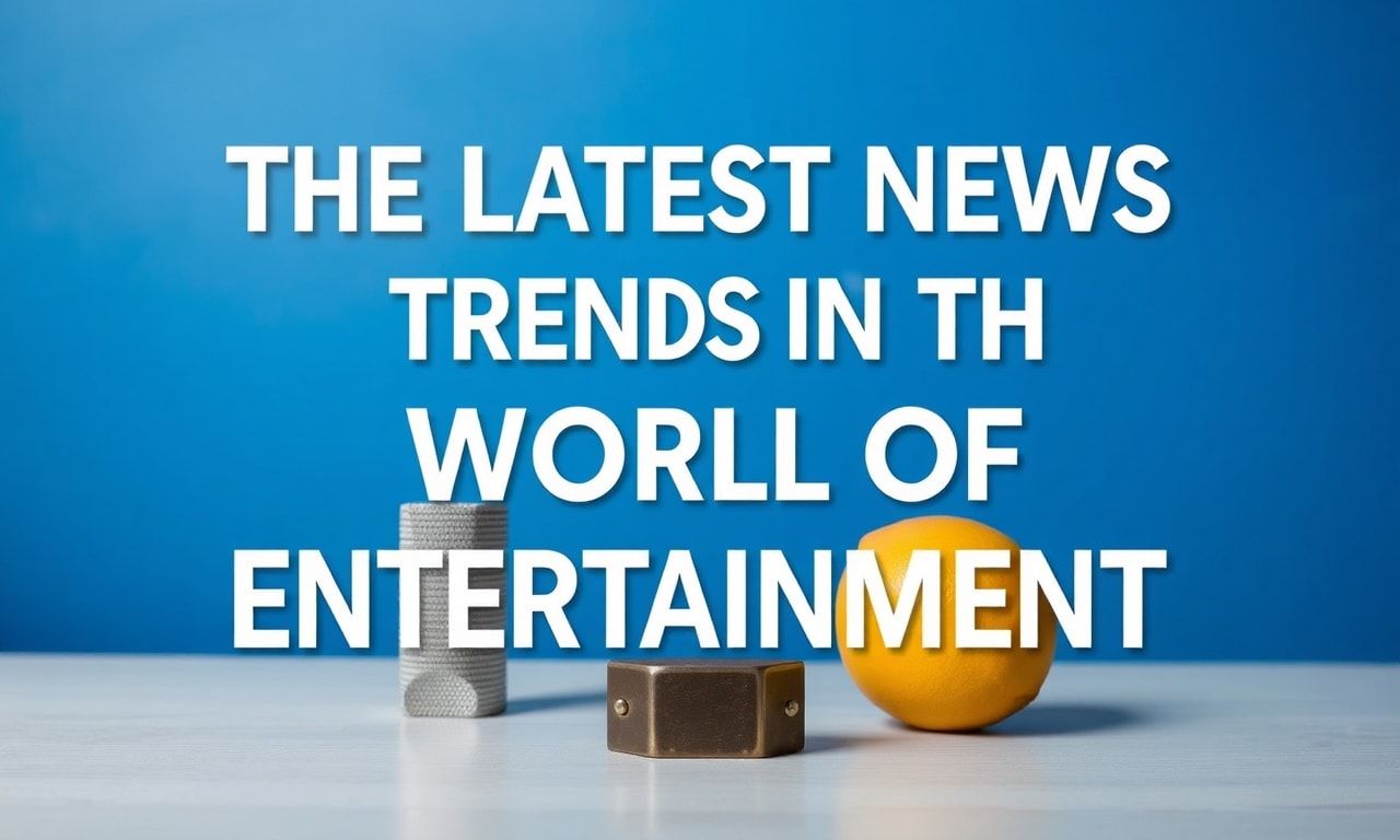 Eğlence Dünyasının En Güncel Haberleri ve Trendleri