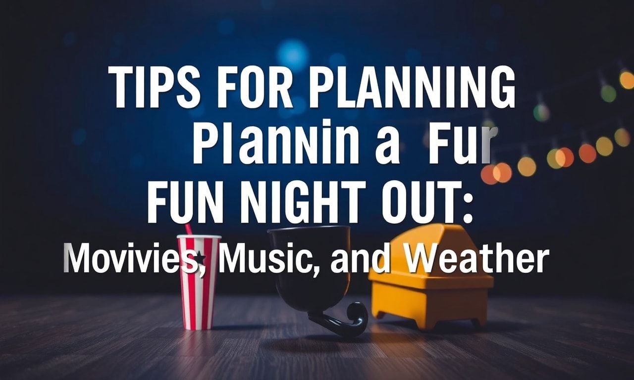 Eğlenceli Gece Planlamak İçin Film, Müzik ve Hava Durumu İpuçları