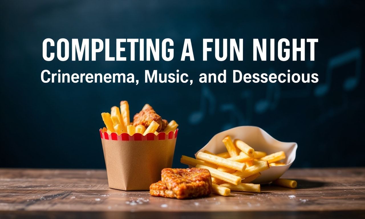 Eğlenceli Geceyi Tamamlama: Sinema, Müzik ve Lezzetli Atıştırmalıklar