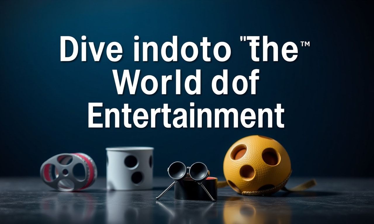 Eğlencenin Dünyasına Dalış: Sinema, Müzik, Oyun ve Daha Fazlası
