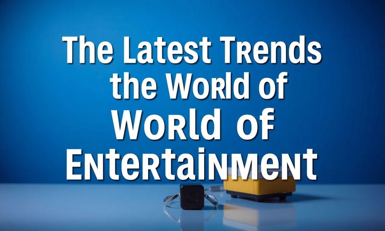 Eğlencenin Dünyasında En Son Trendler