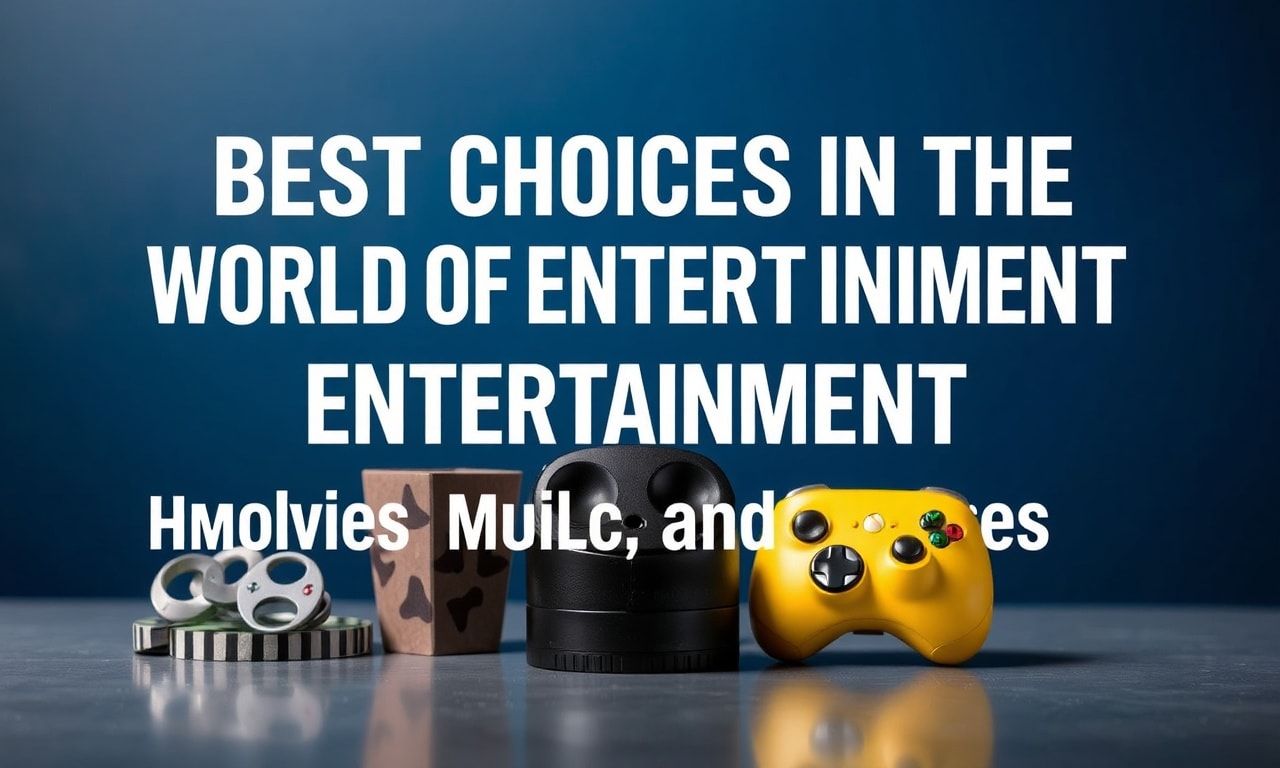 Eğlencenin Dünyasında En İyi Seçimler: Film, Müzik ve Oyunlar