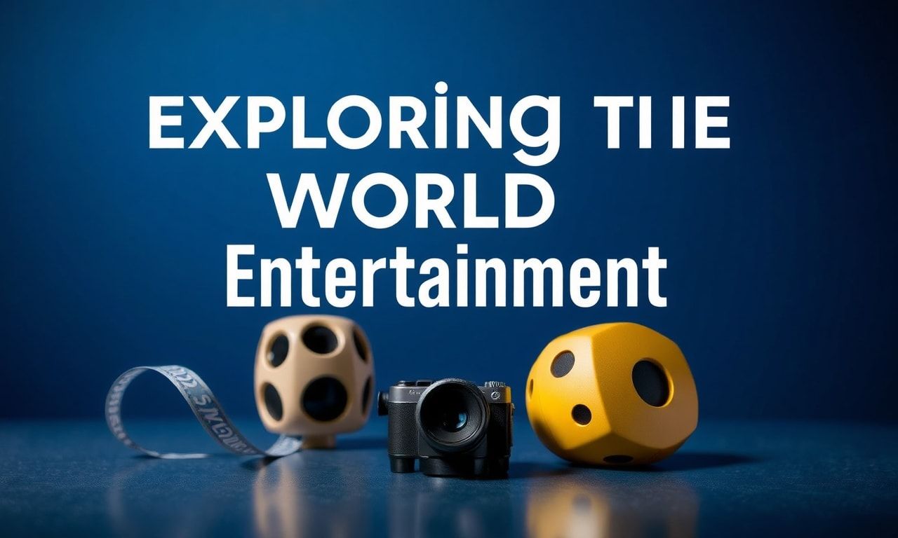 Eğlencenin Dünyasında Gezinti: Sinema, Müzik, Oyun ve Daha Fazlası