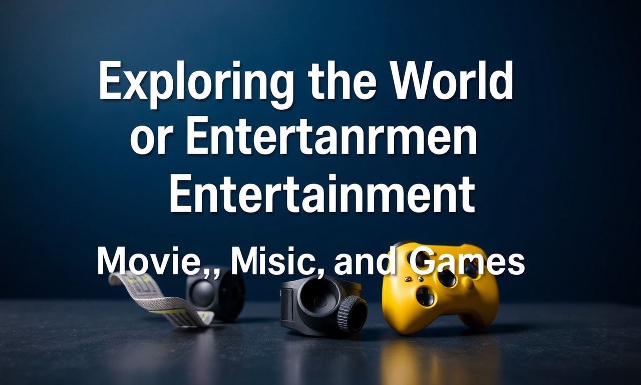 Eğlencenin Dünyasında Gezmek: Film, Müzik ve Oyunlar