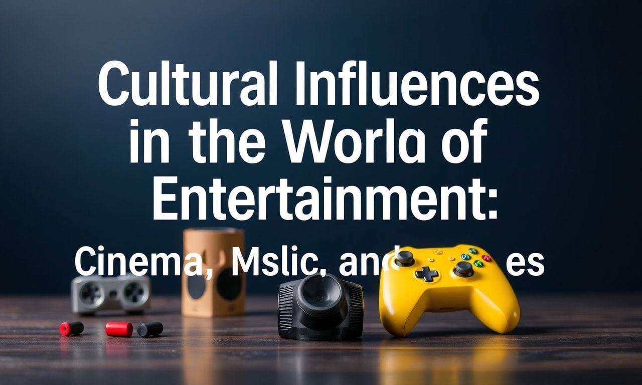 Eğlencenin Dünyasında Kültürel Etkiler: Sinema, Müzik ve Oyunlar