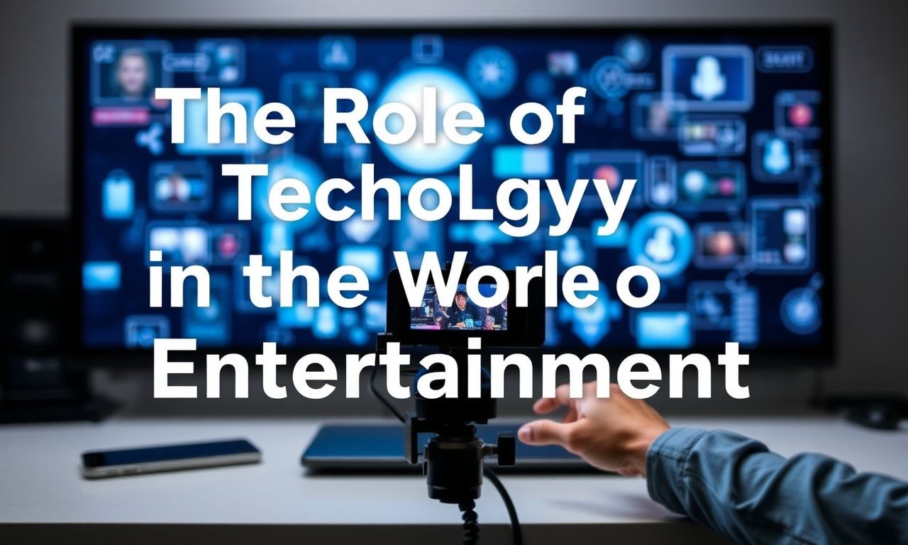 Eğlencenin Dünyasında Teknolojinin Rolü