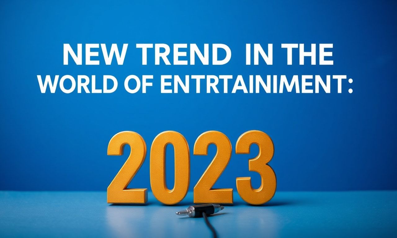 Eğlencenin Dünyasında Yeni Trendler: 2023'te Nelere Dikkat Etmeliyiz?