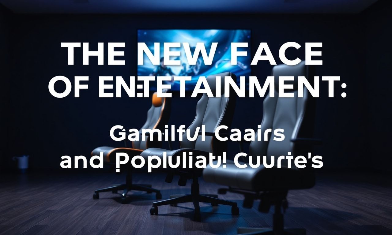 Eğlencenin Yeni Yüzü: Oyunculuk Koltukları ve Popüler Kültür